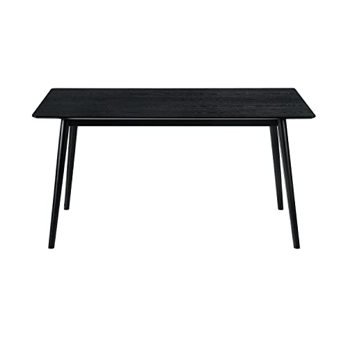 Armen Living Westmont 59\" Rectangular Dining Table in Wood Black - Thumbnail 4