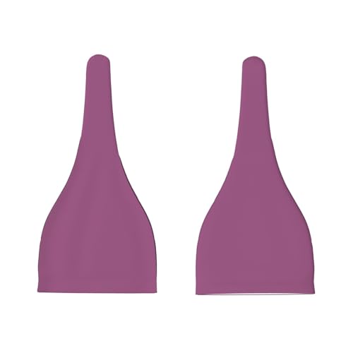 Newborn Baby Hat, Solid Color Grape red Print Soft Top Knot Beanie Cap, Cute Baby Headwear for 0-6 Months3