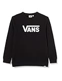 sudaderas vans para hombre baratas  Vans Drop V Crew Boys-B Sudadera, Black, M Unisex Niños
