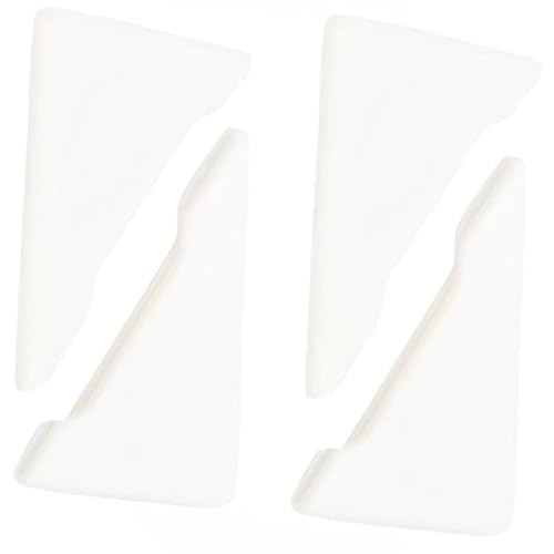 BEANPRECOY 4pcs Car Door Edge Guard Silicone Protector Covers Durable Corner Bump Absorbers Scratch Auto Edges Protection for Vehicle Doors Protection Covers (White)