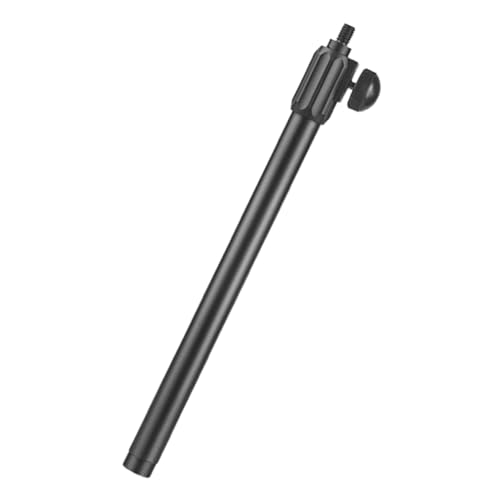 BESPORTBLE Portable Mic Boom Pole with Screw Adapter Telescopic Design for Compatible with Various Microphone Models Stable Construction