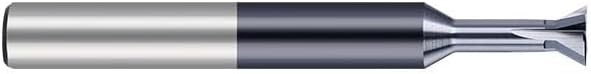 Dovetail Milling Cutter T Slotting Milling Carbide End Mill Metal Machining Milling Tool,60D-D5x2.5x8x50