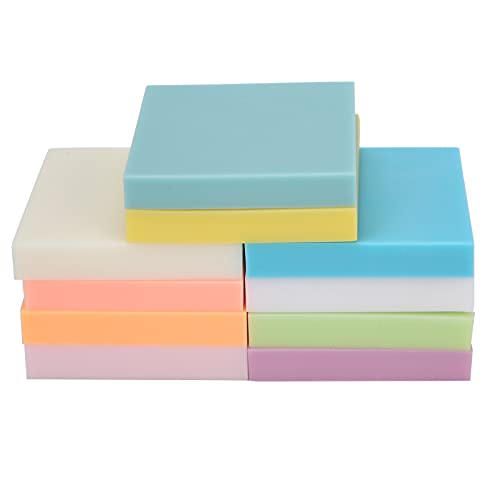 Uplory 10pcs Color Rubber Brick, Ferramentas criativas de escultura colorida e colorida Gravura para