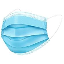 Face Surgical mask blue colour Disposable Mask -100 pcs-image-1