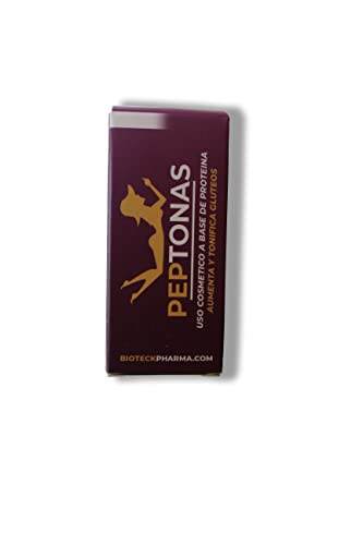 BIOTECKPHARMA| Peptonas Brasileñas para aumento de glúteos| Ácido Hialurónico, Vitamina C, Elastina, Peptidos de proteina de 25ml