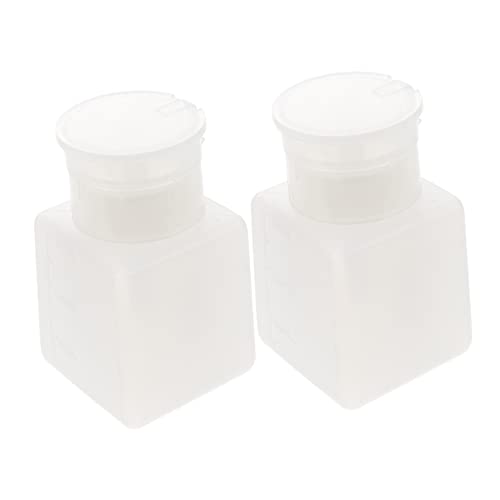 HAPINARY Lot de 2 Bouteilles Vides de Liquide 150 Ml en Pe Anti-fuite et Antistatique, Flacons Pressions Ergonomiques pour Stockage et Distribution, Usage Professionnel et Nettoyage Auto