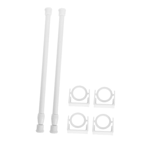 BIUDECO 2Piezas Toallero Extensible para Pared Ajustable Organizador Multifuncional para Espacio