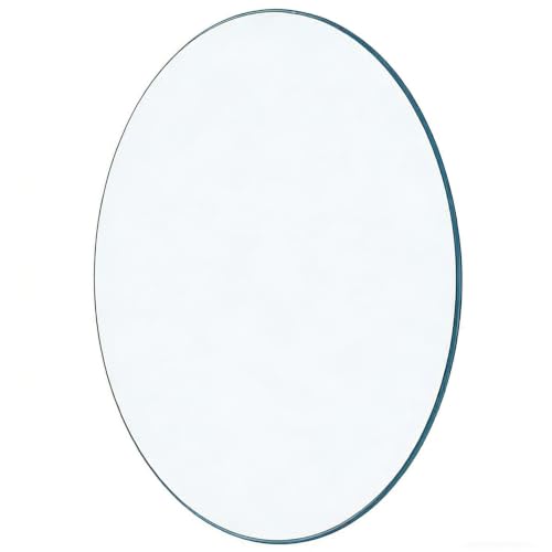 Dessus de table rond en verre trempé transparent de qualité supérieure
