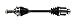 GSP NCV47099 CV Axle Shaft Assembly - Right Front (Passenger Side)