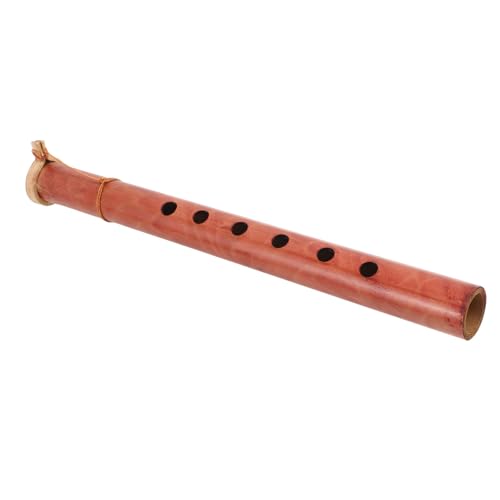 BESTYASH 6-hole Wooden Flute Rich Resonance and Authentic Ethnic Style, Lightweight Natural Wood Wind Instrument for Outdoor Festivals and Small Folk Music Events