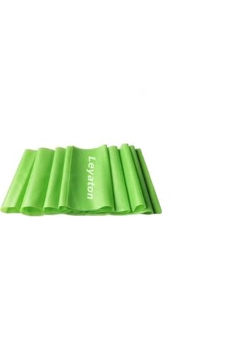 Yeşil Pilates Bandı Jimnastik Plates Lastiği 120x15 cm Egzersiz Aerobik Bant, BNTSRTYESİL03