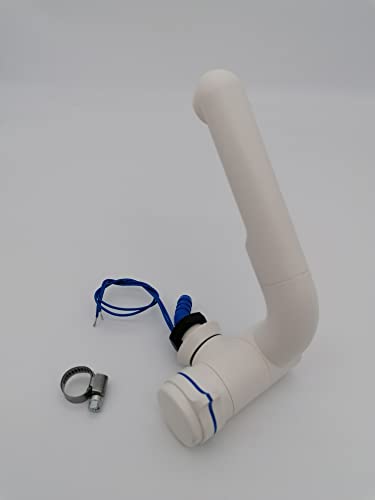 CR-MOESANCO® Automatischer Wasserhahn für Wohnwagen, 12 V, für Wohnmobil, Waschbecken, Boot (weiß)