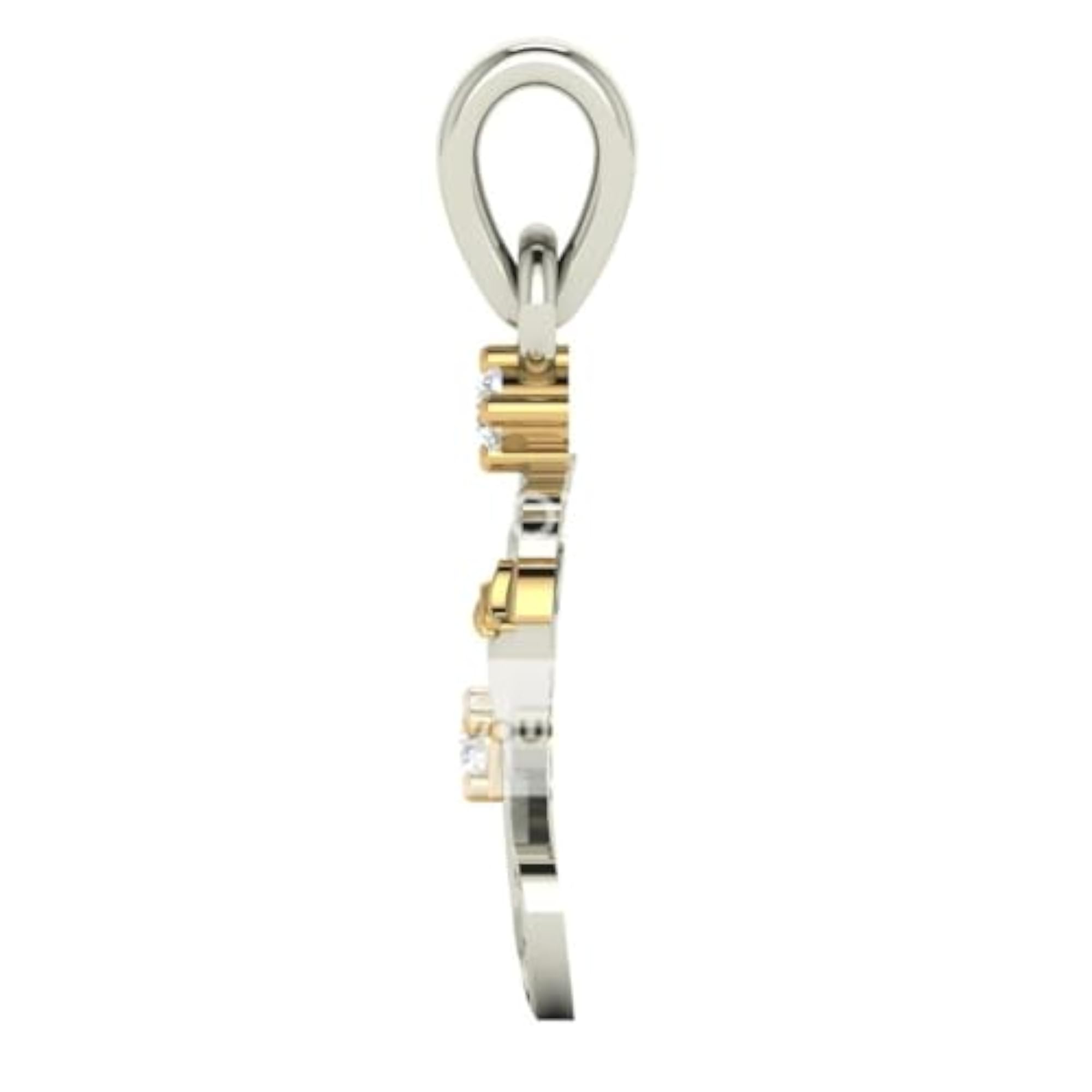 Women's White Gold 9KT Pendant AVP14WC, Elegant Gift