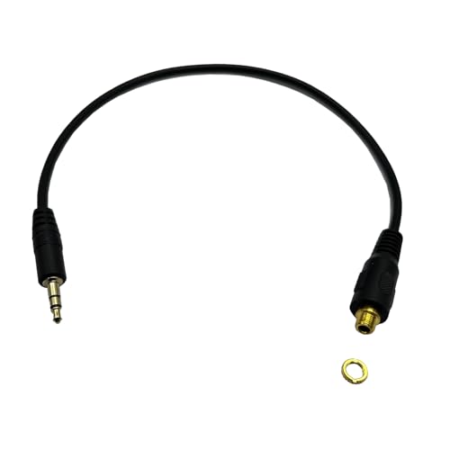 Cable adaptador AUX 3.5mm macho a hembra para auto miniatura 1