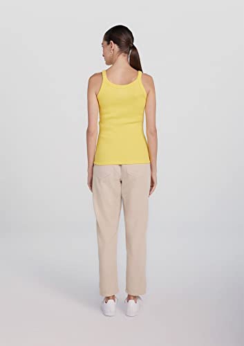 Camiseta, Feminina, Hering, Amarelo Médio, M
