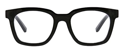 To the Max Progressive Oversized Blue Light Blocking Glasses - Black +1.00
