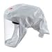 3M Medium/Large Polypropylene S-Series Versaflo White Headcover With Integrated Head Suspension (For Use With Certain 3M Powered Air Purifying And Supplied Air Respirator Systems) 5/EA
