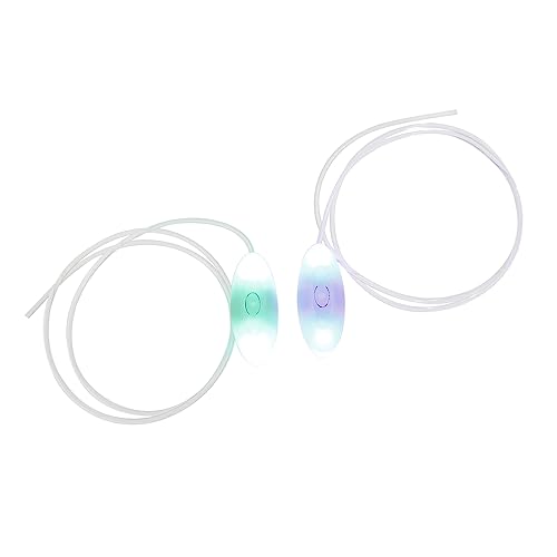 BESTYASH 2paia Stringhe Led Luminosi Per Scarpe Di Corde Colorate Per Sneakers e Pattini Per Sport Notturni e Feste e Facili Da Sostituire Sicurezza e Visibilità Assicurate