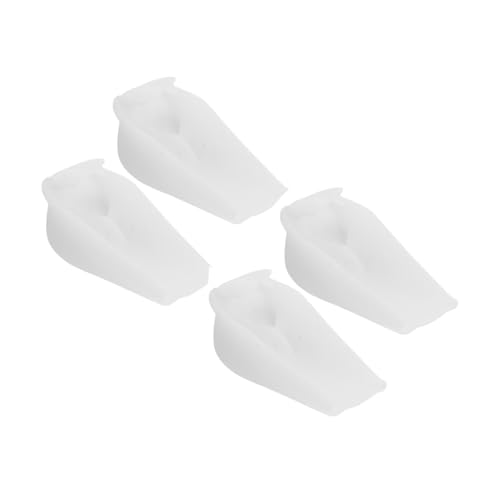2 Pares de Plantillas Invisibles de Silicona para Alza de Talón