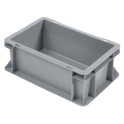 METRO Professional Contenitore Euro, polipropilene (PP), 30 x 11 x 12 cm (La x Pr x Al), capacità: 5 L (max 10 kg), grigio