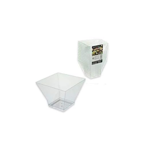 Nv-Corporacion - Vasito Onda en Paquete en Plastico Pack de 25 - Talla : 95cc - Color : Transparente