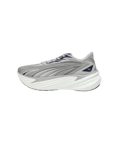 Image of PUMA | Maxima Pro Lightweight Running Shoes | Gray Echo-Warm White-Gum | 10UK