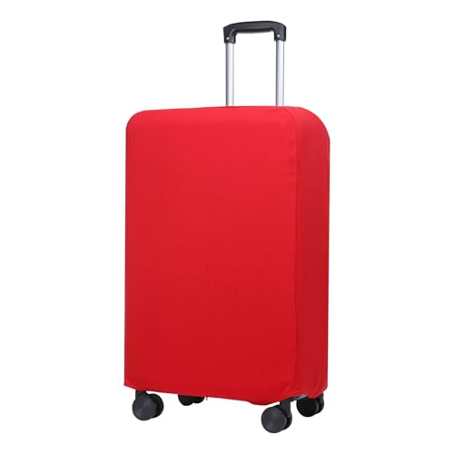 PATIKIL Luggage Cover 26-27 Inch Red Scratch-Resistant Washable Elastic