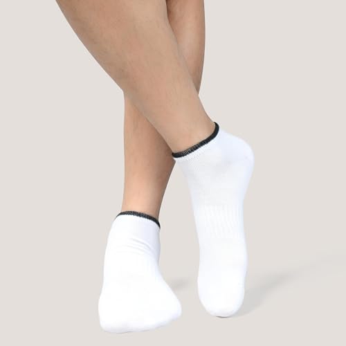 Rasavi Men's No Show Socks, Pack Of 3, Low Cut Ankle Non Slip Footie for Flats Sneaker Slip On Loafer Thin Summer Sock4