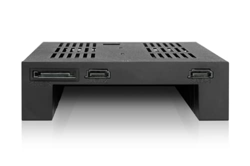 ICY DOCK 2 Bay 2.5 SAS/SATA HDD/SSD Mobile Rack + 3.5" Slot for External 5.25" Bay | ExpressCage MB322SP-B - Thumbnail 6