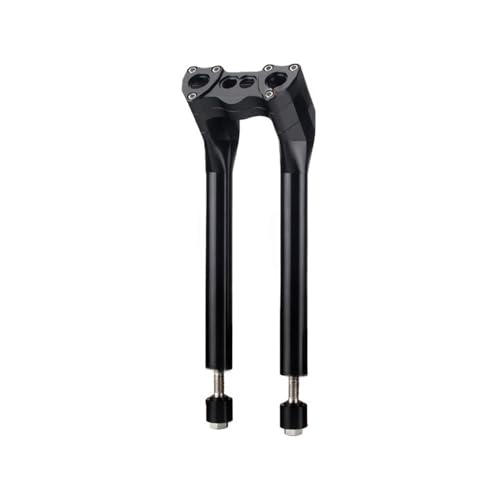 Barre guidon moto kit pince pour Low Rider et Dyna, rehausseur noir
