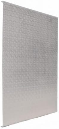 United Pacific 20931 Deck Plate, 36" x 34.25" Aluminum Diamond