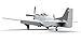 Airfix North American P51-D Mustang Plastic Model Kit, 96 months to 1188 months, Small, Clear, 147 pieces