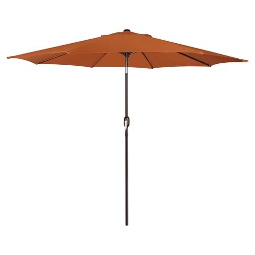 Best color for outside umbrella Blissun 9FT Outdoor Market Umbrella