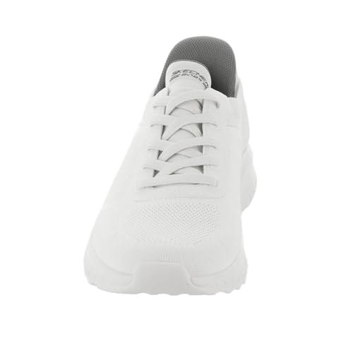Skechers Skechers BOBS Squad Chaos-Solid Step Slip-Ins Men's Sneaker, 7 D(M) US, White