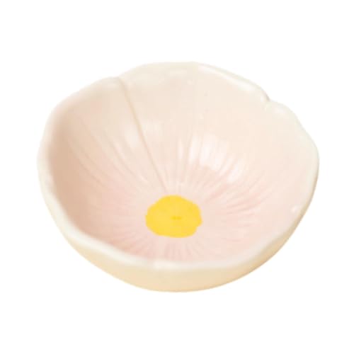 Gralara Hamster Ceramic Bowl,Hamster Food Dish,Easy to Clean,Small Animal Feeding Dish,Guinea Pig Bowl for Small Animals Chinchilla, Pink