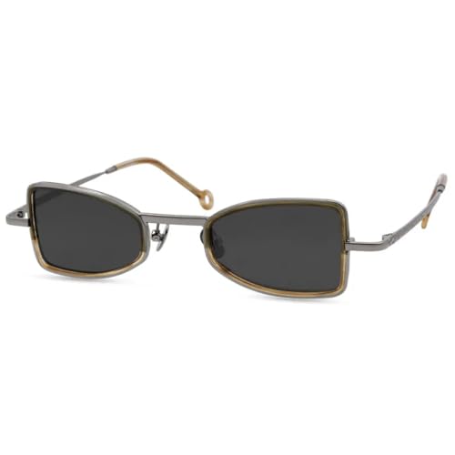 Lunettes de soleil en métal rétro unisexes avec verres UV400 pour vos sorties