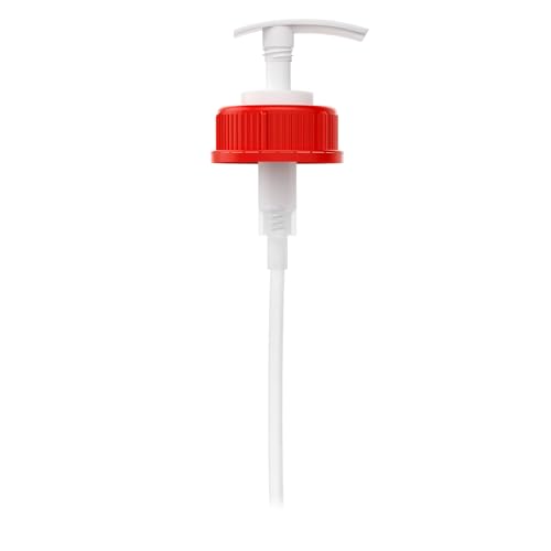 STEELY SPORTS Dosierpumpe 5 Liter Kanister (1 Stk.) 45mm Gewinde - Lebensmittelecht z.B. für Getränke-Konzentrate, sirup