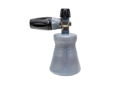 CAÑÓN DE ESPUMA PF22.2 - Botella nueva versión. (incluye 3 adaptadores Karcher k o x, M22 y Click 1/4) Apto para todo tipo de Hidrolimpiadoras. Envió inmediato