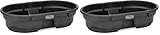 Rubbermaid Commercial Products Stock Tank, 50-Gallons, Structural Foam, Heavy Duty Container, for Livestock/Animal/Cattle Feed & Water, Outdoor Homemade Pool/Hot Tub/Bathtub, & Pet Cleaning/Dog Wash