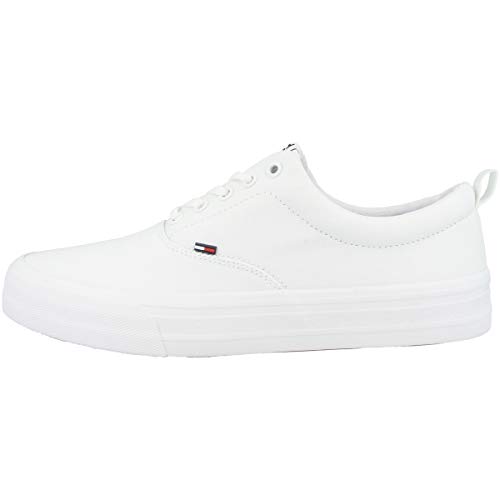Preisvergleich Produktbild Tommy Hilfiger Herren Sneakers Classic Sneaker, Weiß (White), 45