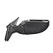 Passenger Side Mirror Fit for 2012-2016 Toyota Land Cruiser Prado LC200 Side Mirror Replacement Side Mirror Assembly Rear View Mirror Accessories Side View Mirror Turn Light, Electric Adjustment
