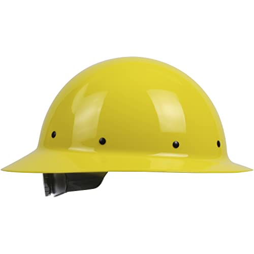 Dynamic WolfJaw Fiberglass Full Brim Hard Hat with Wheel Ratchet