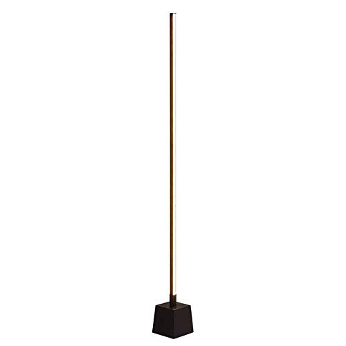 Lampadaire LED, Lampadaire à économie d'énergie avec télécommande, 3 températures de Couleur, Abat-Jour en Acrylique, 24W, 139 cm, Lampadaire à intensité Variable pour Salon, Chambre, Bureau,