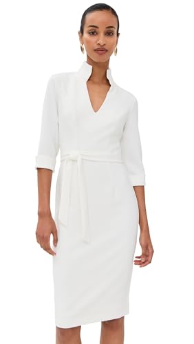 Black Halo Womens Madeline Sheath Dress Porcelain 8