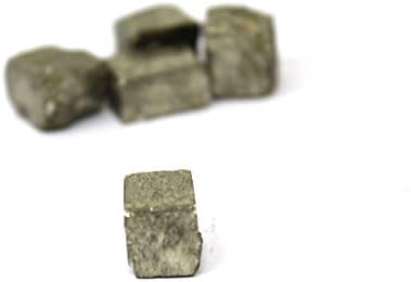 Know Your Crystals Golden Pyrite (Golden Color) (Length : 1-3 cms and Approx Weight : 80-100gms) Pack of 3