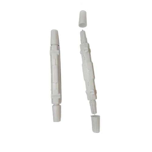 Boîtier de protection fusion fibre optique rond blanc haute finition x50