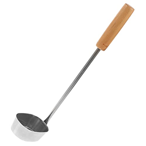 FUNOMOCYA Mold Versatile Frying Mould for Home Use Stainless Steel Wooden for Snack Baking