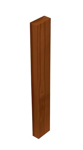 WOODPRO 【2×4材/ツーバイフォー材】国産杉 厚38mm×幅89mm×長さ410mm 屋外用塗装 MB(ミディアムブラウン)色 1本(単品) 板材 厚み3.8cm 幅8.6cm 長さ41cm 2x4 オーダー 受注生産