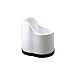 Toilet Bowl Brush Set with Rim Cleaner and Holder – Bathroom Cleaning Brush with Under-Rim Scrubber and Stable Storage Caddy