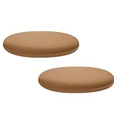 Runde Kissen, 45 x 45 cm, abnehmbarer Bezug, rutschfeste Unterseite, atmungsaktiv und weich, Stuhlpolster für Zuhause, Küche, Esszimmer, Terrasse, Balkon, Büro, 2 Stück